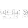 BSP00TF Balluff Pressure Transmitter, Pressure Sensor w/o Display Dimensions