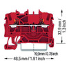 2202-1203 WAGO TOPJOBS feedthrough terminal block with Push-buttons