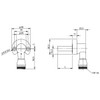 BES05ZA Balluff Pressure-Rated Inductive Sensor, Special Version, for Flush Mounting Dimensions