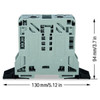285-141 WAGO POWER CAGE CLAMP feedthrough terminal block
