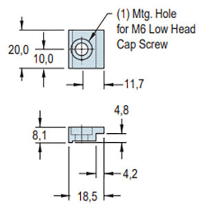 002-3618-01 Parker Daedal | Toe Clamp | Valin