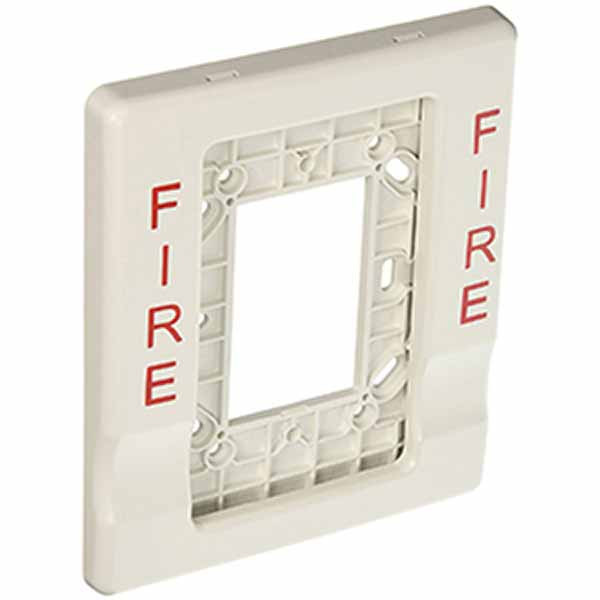 EG1TFIRE Kidde White Trim Plate w/Fire Marking Valin