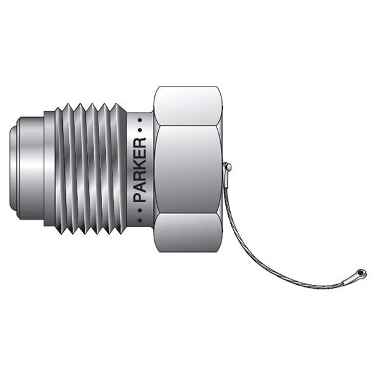 8 PNVSSL Parker Veriflo Plug Fitting Valin