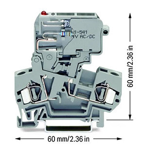 281-611/281-541 WAGO | 2-Conductor Fuse Terminal Block | Valin