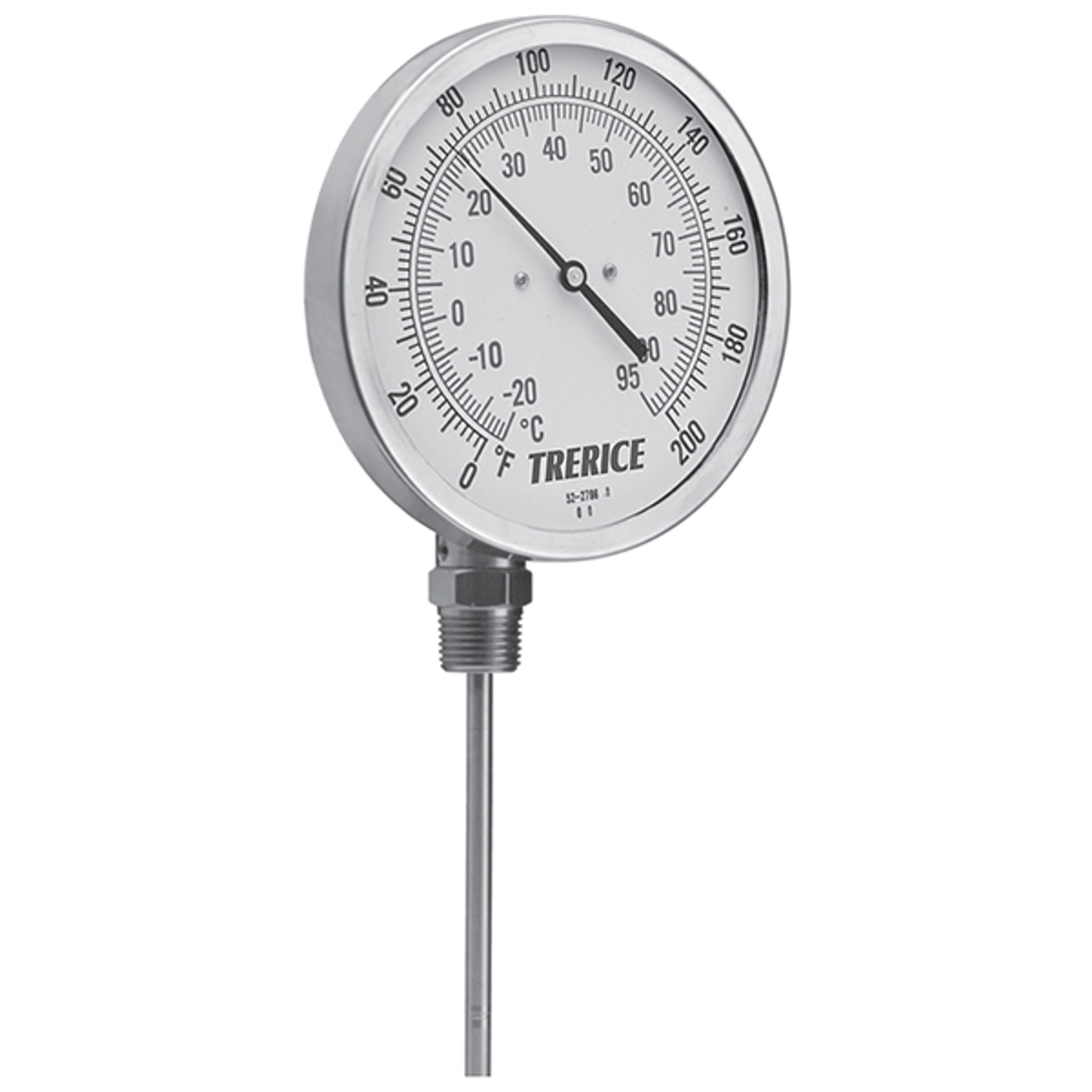 B83404 03 Trerice Bimetal Thermometer Valin
