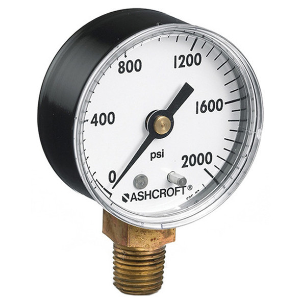 35W1005H02L15#&VAC Ashcroft 1005 Commercial Pressure Gauge