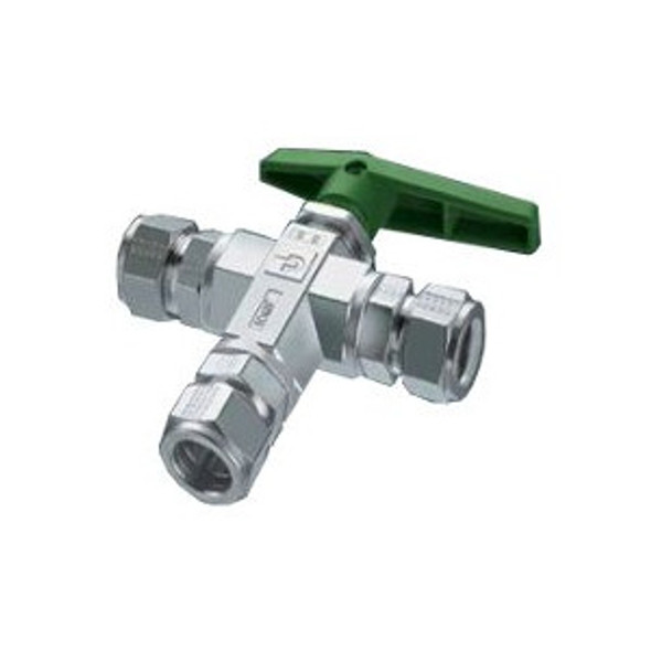 Parker Three Way B-Series Ball Valve