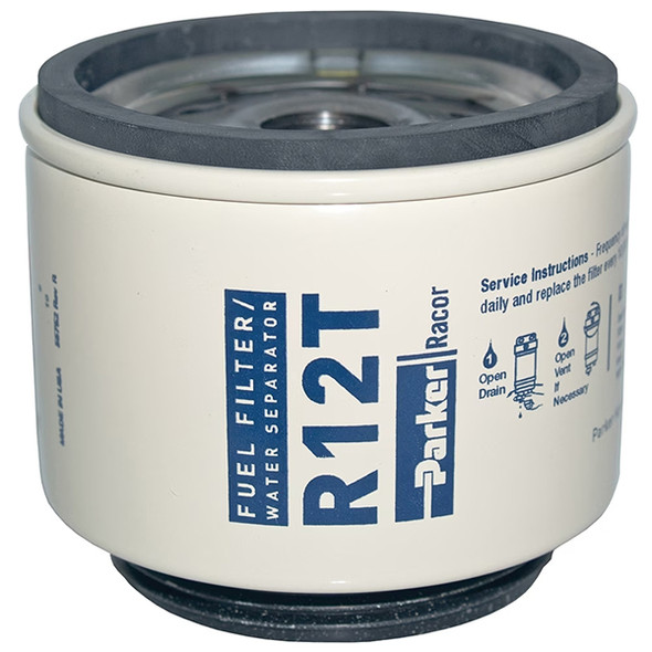 R12T Parker Racor Diesel Spin-on Fuel Filter Water Separator