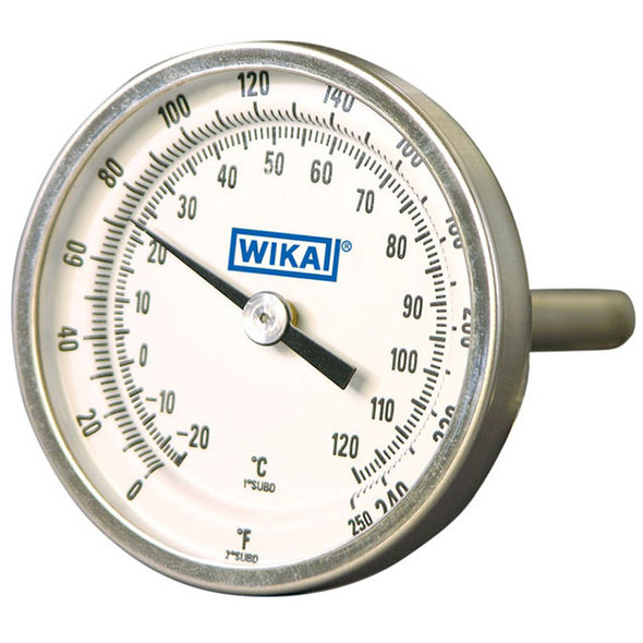 WIKA 20025A007G2 Bi-Metal Thermometer