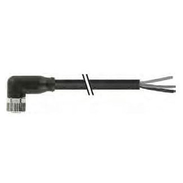 S12-3FUW-020 Contrinex M12 Cable 3-Pole Right Angle 2M