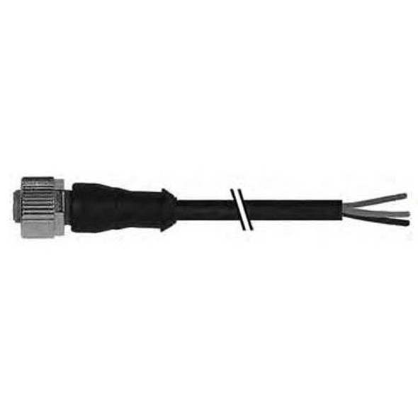 S12-4FUG-020 Contrinex M12 Cable 4-Pole Straight PUR 2M
