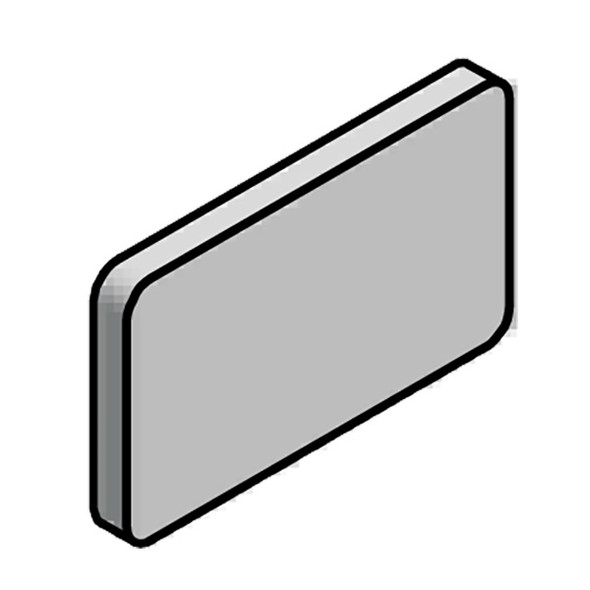 23-051 Parker IPS Magnetic Catch Strike Plate w/ Adhesive Backing