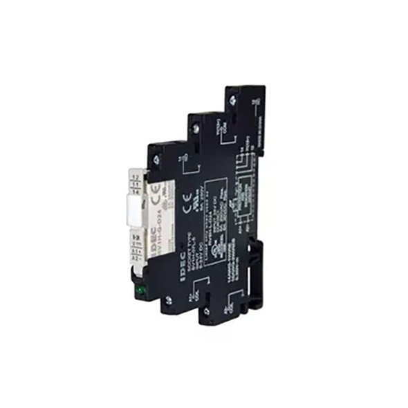 RV8H-L-D24 IDEC Corporation RV8 Interface, 6mm, Assembled, 24VDC, SPDT