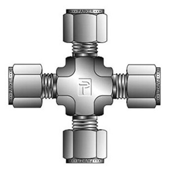 Parker ECRM10-316 Union Cross Fitting