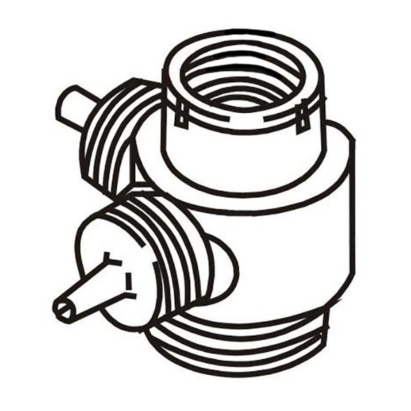 Walchem EH1052 Metering Pump Manual Air Vent Valve Body