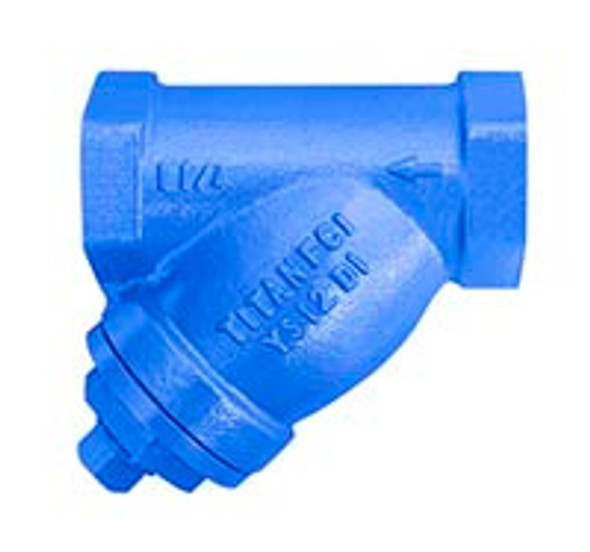 2.0 YS12-DI-30M Titan FCI YS 12-DI Series Threaded-End Y-Strainer