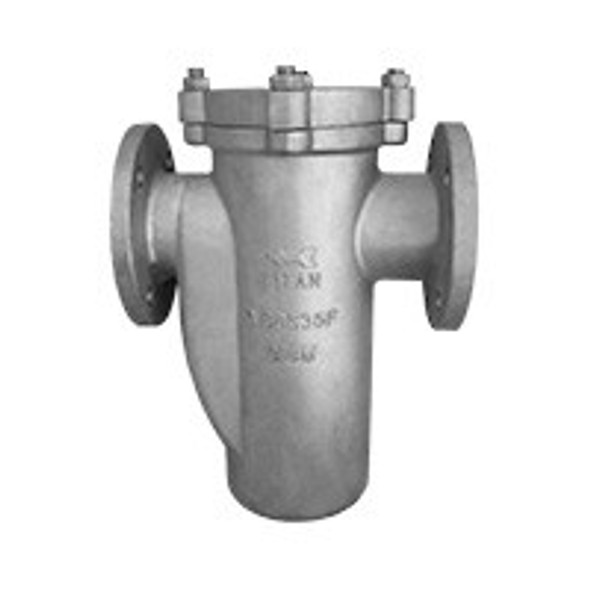 1.0 BS35F-SS-1/8 Titan FCI BS 35F-SS Series Flanged-End Simplex Basket Strainer