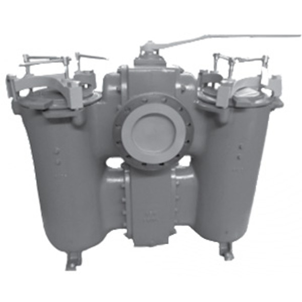 3.0 DS695-CI-1/4 Titan FCI Model DS 595-CI Flanged Duplex Basket Strainer