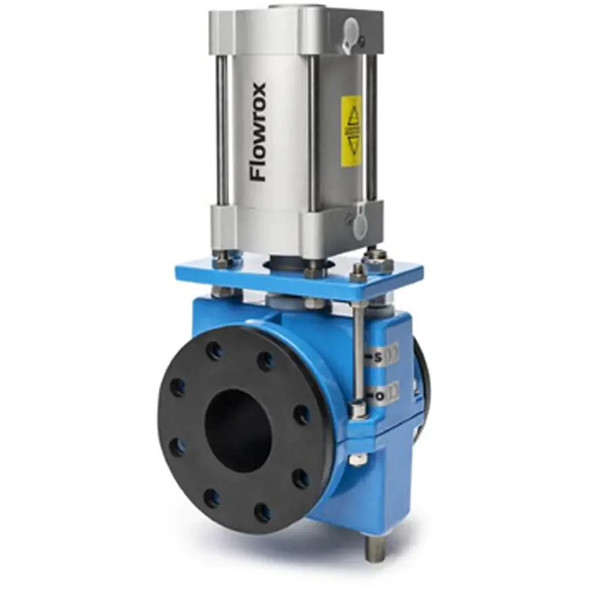 PVE4M150-603L-SBRT/PU Flowrox | Pinch Valve, Enclosed Model | Valin