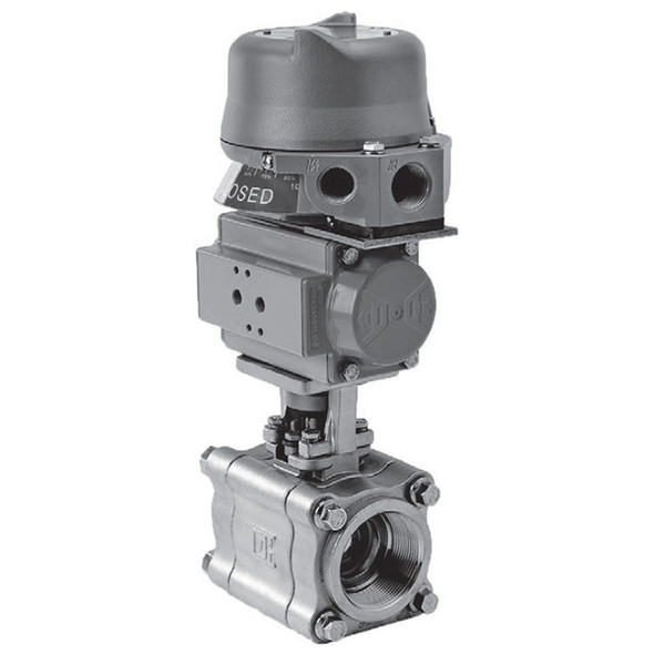 2-1/2 4CB-2236XTA Jamesbury Series 4000 Ball Valve w/ Handle, Standard Port Socket-Weld, 2-1/2" Valve Size