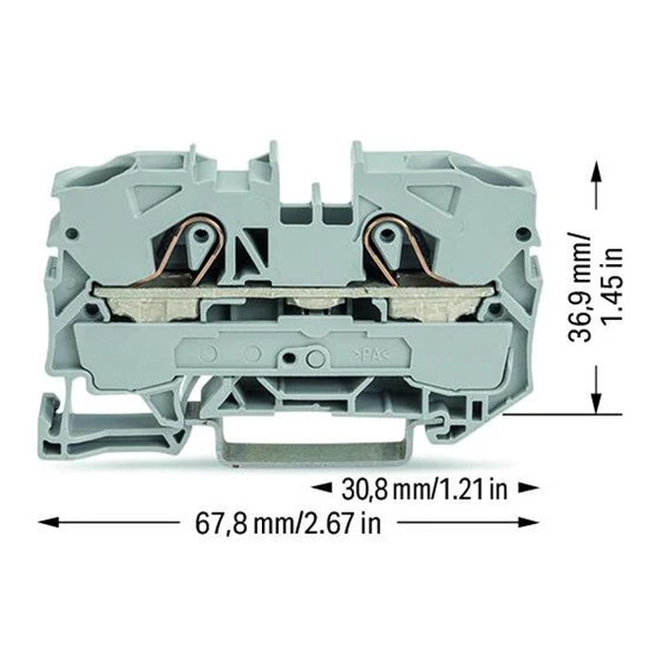 2010-1201 WAGO TOPJOBS Feedthrough Terminal Block