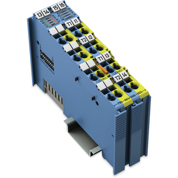 750-663/000-003 WAGO 750 Series Intrinsically-safe DC digital input slice module