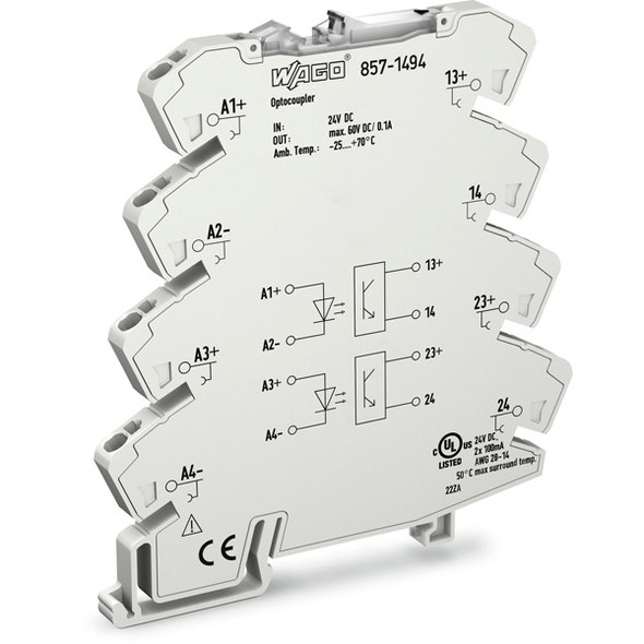 857-1494 WAGO 857 Series Fixed-type solid-state/static relay