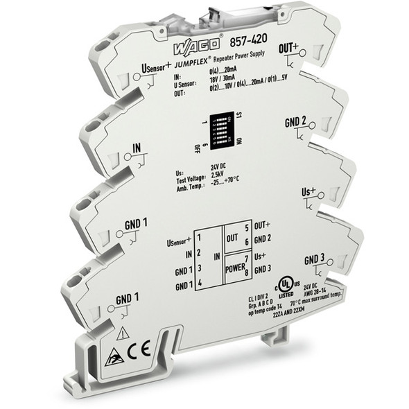 857-420 WAGO 857 Series Single-channel repeater