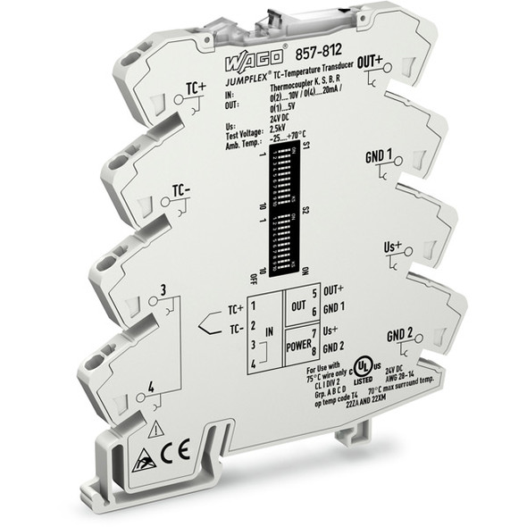 857-812 WAGO 857 Series Temperature signal conditioner