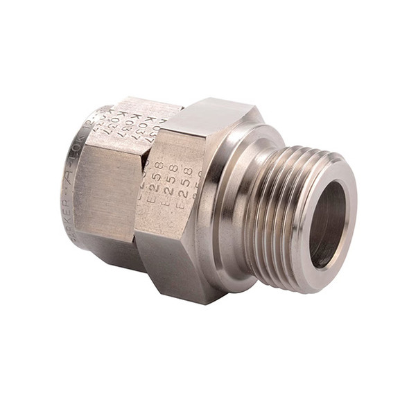 8MSC4R-ED-316 Parker ICD A-LOK Series BSPP Male Connector with ED Seal, Straight