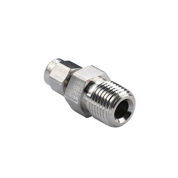 M8MSC1/8R-316 Parker ICD A-LOK Series BSPP Male Connector, Straight