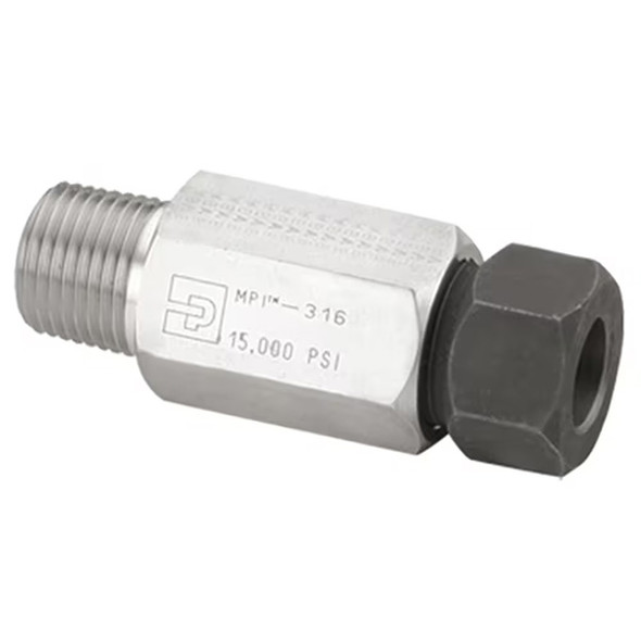 8-4 FBMP7-SS Parker ICD MPI Series Inverted Two Ferrule Compression Male Connector