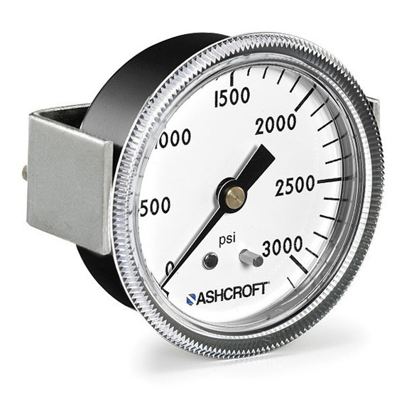 20W1001TH02BXUC100#-AGN Ashcroft Model 1001T Panel Mount Pressure Gauge, PowerFlex Movement