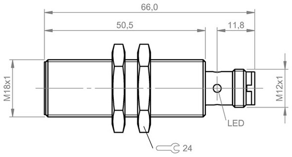 BES0086 Balluff Inductive Proximity Switch/Sensor, for Flush Mounting