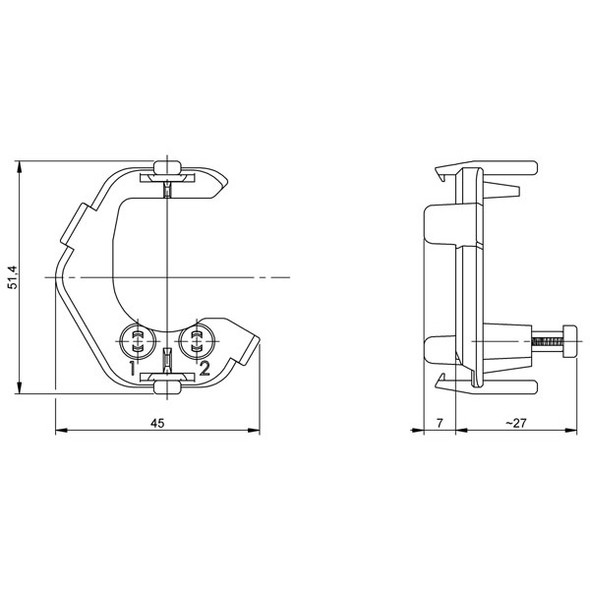BTL7-A-EH01 Balluff Rangefinder / Tool Dimensions