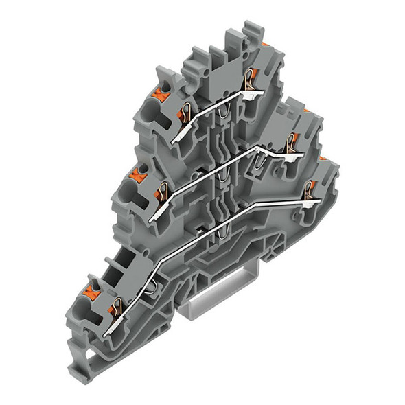 2202-3201 WAGO Triple-deck terminal block
