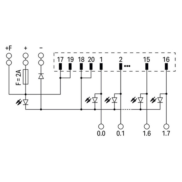 704-2004 WAGO Interface module for system wiring