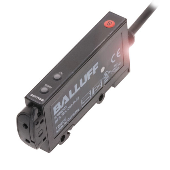 BFB0003 Balluff 75K Series Fiber-based Device for Plastic & Glass Fibers, Square Fiber Base Unit