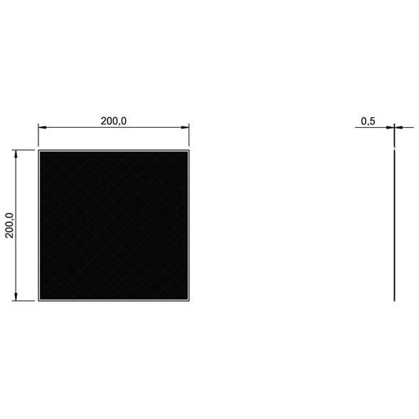 BAM00W9 Balluff Reflector and Reflective Foil Dimensions