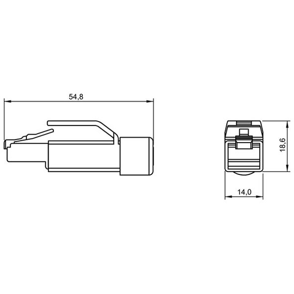 BCC06FH Balluff Field Attachable Connector Dimensions