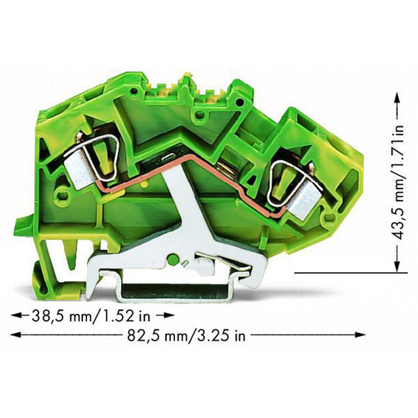 782-607 WAGO Ground terminal block
