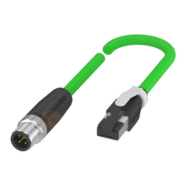 BCC0JF2 Balluff Double-Ended Cordset, Ethernet CAT 5E by IEC 61156-6/Profinet (Type C) Cable