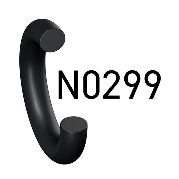 2-127 N0299-50 Parker O-Ring Div. O-Ring, Nitrile (NBR)