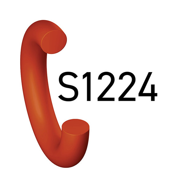 2-133 S1224-70 Parker O-Ring Div. O-Ring, Silicone Rubber