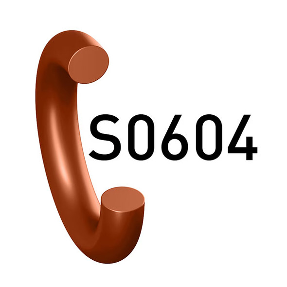 2-458 S0604-70 Parker O-Ring Div. O-Ring, Silicone Rubber