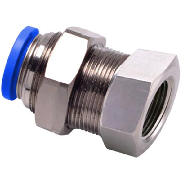 NPMF3/8-3/8 AirTAC NPMF Series Bulkhead Female Connector