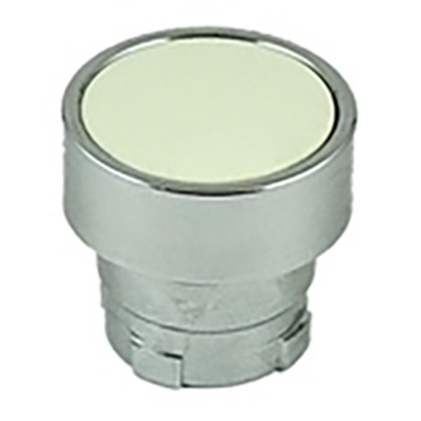RB2-BA1 Shamrock Controls Flush Push Button, Spring Return, Non-Illuminated, White Color