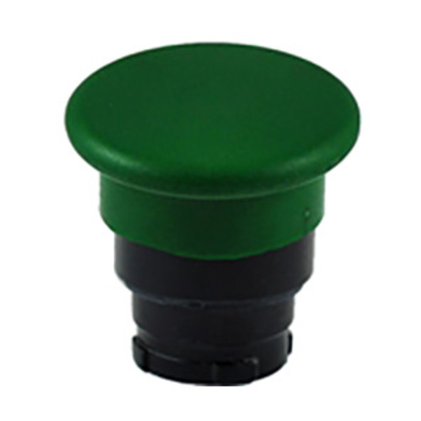 RB2-BC37 Shamrock Controls 40mm Mushroom Head Push Button, Spring Return, Non-Illuminated, Green Color