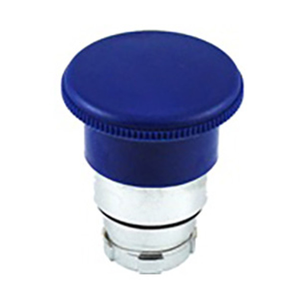 RB2-BC6 Shamrock Controls 40mm Mushroom Head Push Button, Spring Return, Non-Illuminated, Blue Color