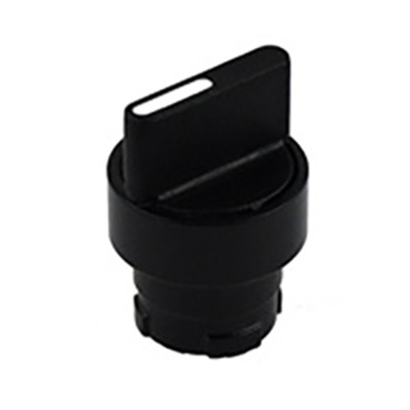 RB2-BD27 Shamrock Controls 2-Position Operating Head for Selector Switches - IP65, Stay Put Type, Black Metal Bezel Control Unit, Standard Handle